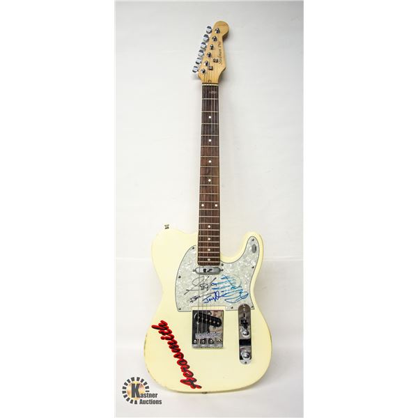 STEDMAN PRO ELECTRIC GUITAR SIGNED BY AEROSMITH