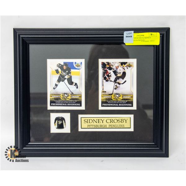 FRAMED UPPER DECK SIDNEY CROSBY PHENOMENAL