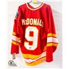 Image 1 : CALGARY FLAMES LANNY MCDONALD SIGNED JERSEY