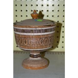 GLASS DECOR BOWL WITH LID