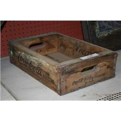ANTIQUE COCA COLA WOOD CRATE