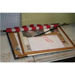 PICTURES AND AMERICAN FLAG