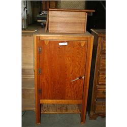 WOOD STORAGE CABINET