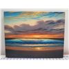 Image 1 : Golden Shores Open Edition Canvas Giclee Art Print by Walfrido Garcia 14" x 18" (retail $395)