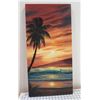 Image 1 : Island Sunshine Limited Edition Canvas Giclee Art Print #2/50 by Walfrido Garcia 30" x 15" (retail $