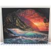 Image 1 : Colors of the Heart Open Edition Canvas Giclee Art Print by Walfrido Garcia 14" x 18" (retail $395)