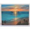 Image 1 : Lanikai Sunrise Limited Edition Canvas Giclee Art Print #4/100 by Walfrido Garcia 18" x 24" (retail 