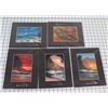 Image 1 : Qty 5 Island Matted Paper Art Prints by Walfrido Garcia 10" x 8"
