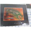 Image 3 : Qty 5 Island Matted Paper Art Prints by Walfrido Garcia 10" x 8"
