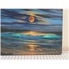 Image 2 : Tiki Moon Limited Edition Canvas Giclee Art Print #4/50 by Walfrido Garcia 15" x 30" (retail $975)