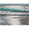 Image 2 : Emerald Wave Limited Edition Canvas Giclee Art Print by Walfrido Garcia 18" x 36" (retail $1500)