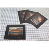 Image 1 : Qty 4 Island Matted Paper Art Prints by Walfrido Garcia 10" x 8"