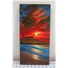 Image 1 : Scarlett Skies Metal Print by Walfrido Garcia 8" x 16" (retail $395)