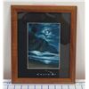 Image 1 : Worthy of Reflection Matted Paper Art Print by Walfrido Garcia, Wood Framed 12" x 10"