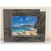 Image 1 : Wailea Blue Deckled Watercolor Art Print by Walfrido Garcia 16" x 20" (retail $250)