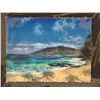Image 2 : Wailea Blue Deckled Watercolor Art Print by Walfrido Garcia 16" x 20" (retail $250)