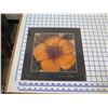 Image 3 : Yellow and Beige Hibiscus Matted Paper Art Print by Walfrido Garcia 12" x 12"