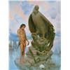 Image 2 : Pondering Mortality Metal Print by John Pitre, 31" x 24"