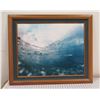 Image 1 : Wave Art Print by Zak Noyle, Framed 31" x 37"