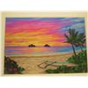 Image 2 : Mokulua Islands Matted Art Print 8" x 10"