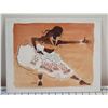 Image 1 : Hawaiian Female Watercolor Art Print by Lovisa Oliv 11" x 14"
