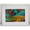 Image 1 : Abstract Fish Matted Paper Art Print by Colin Redican 12" x 16"