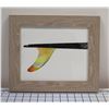 Image 1 : Surf Fin Art Print, Framed 11" x 12"