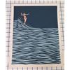 Image 1 : Female Surfer Art Print 14" x 11"