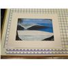 Image 2 : Ocean Scene Matted Paper Art Print 12" x 16"