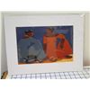 Image 1 : Hawaiian Women Matted Paper Art Print 12" x 16"