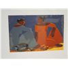 Image 2 : Hawaiian Women Matted Paper Art Print 12" x 16"