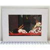 Image 1 : Abstract Female Figure Matted Paper Art Print 12" x 16"