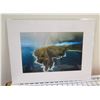 Image 1 : Ocean Scene Matted Paper Art Print 12" x 16"