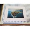 Image 2 : Ocean Scene Matted Paper Art Print 12" x 16"