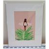 Image 1 : Aloha Surfer Matted Paper Art Print 10" x 8"