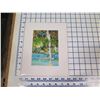 Image 2 : Ocean Scene Matted Paper Art Print 10" x 8"