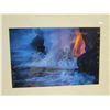 Image 2 : Ocean Scene Matted Paper Art Print 12" x 16"