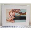 Image 1 : Abstract Matted Paper Art Print 12" x 16"