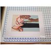 Image 2 : Abstract Matted Paper Art Print 12" x 16"