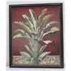 Image 1 : Large Framed Art Print, Traveler Palm 38" x 44"