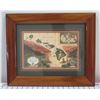 Image 1 : Map of the Sandwich Isles by Blaise Domino, Framed 14" x 17"