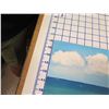 Image 3 : Ocean Scene Art On Canvas Foundation Board 16" x 20"