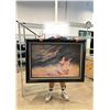 Image 2 : Very Large Framed Giclee Art On Canvas, Female Figure #24/88 by Jia Lu, 38" x 50" (retail $2000)