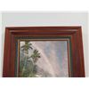 Image 3 : Large Framed Rainbow Ocean Scene Art, 38" x 53"