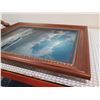 Image 8 : Large Giglee on Canvas, Ocean Scene Art 54/60, Framed & Matted Approx. 30" x 50"