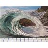 Image 2 : Ocean Wave Scene Metal Print 12" x 18"