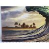 Image 2 : Ocean Wave Scene Metal Print 16" x 24"