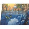 Image 2 : Framed Ocean Scene Art Print by D. Miller 38" x 27"