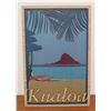 Image 1 : Kualoa Art Print on Wood 31" x 21"