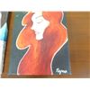 Image 2 : Qty 2 Female Caricature Giclee on Canvas, by Napua 8" x 12"